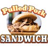 Signmission Safety Sign, 9 in Height, Vinyl, 6 in Length, Pulled Pork, D-DC-12-Pulled Pork D-DC-12-Pulled Pork